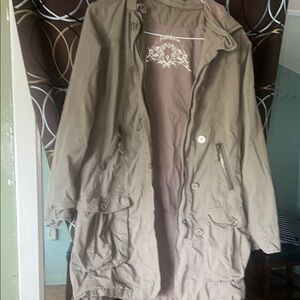 Women's Tan Bomber Jacket